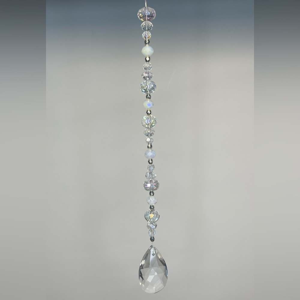 Clear crystal suncatcher
